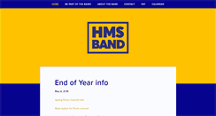 Desktop Screenshot of hmsband.org