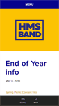 Mobile Screenshot of hmsband.org